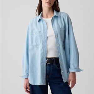 gap denim shirt